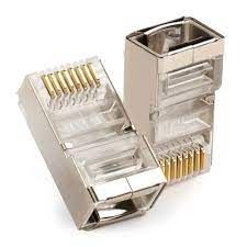 CONECTOR PLUG MACHO RJ45 BLINDADO CAT5