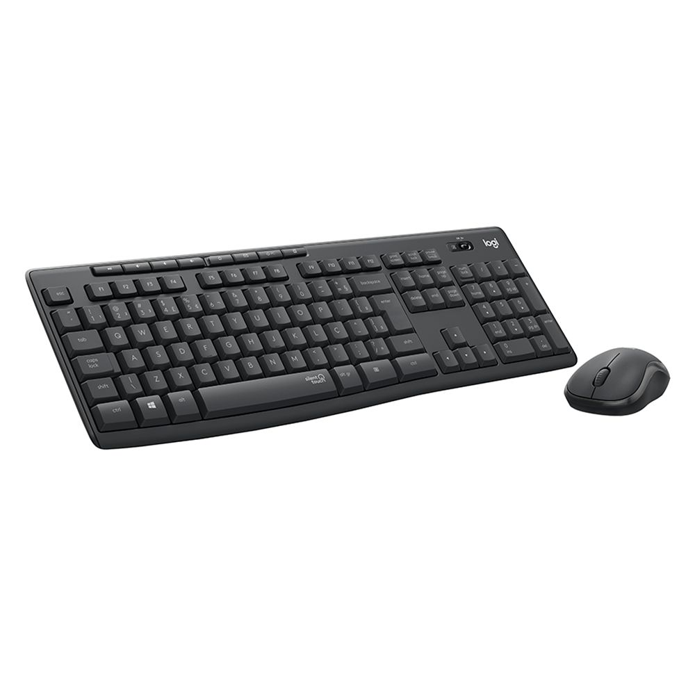 KIT TECLADO E MOUSE LOGITECH SEM FIO MK295