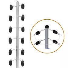 HASTE INDUSTRIAL RAIADA 30X30 1M CASTANHA...