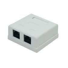 CAIXA DE SOBREPOR C/ 2 KEYSTONE CAT6 LA-CS62