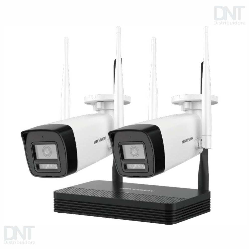 KIT NVS WI-FI 2 CAMERAS BULLET 4MP NKS424W0H