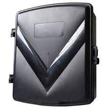 CAIXA HERMETICA PRETA QUADRADA VOLT MOD. 003