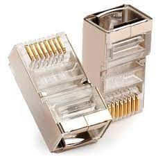 CONECTOR RJ 45 MODULAR PLUG 8X8 CAT.5E BL...