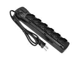 FILTRO DE LINHA 6T PLASTICO PRETO  1 MT