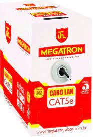 CABO 100% COBRE 4P CAT6 CX 305M PRETO MEG...
