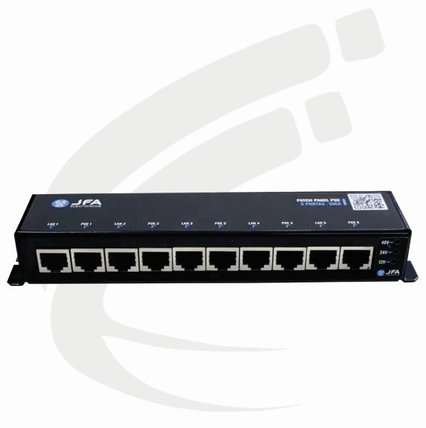 PATCH PANEL 5 PORTAS POE GIGA JFA